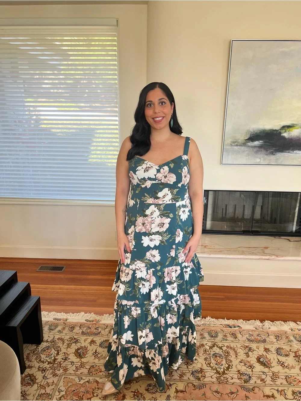 Maxi Floral Tiered Floral Sundress
